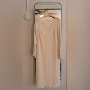 Long ivory dress
